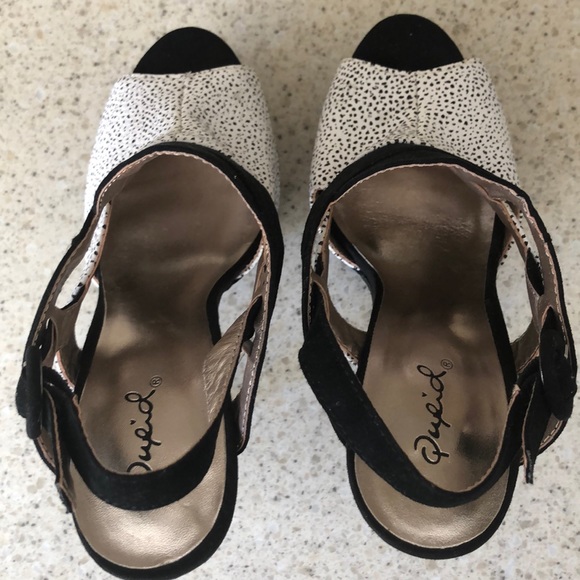 Platform peep toe heels - Picture 5 of 6